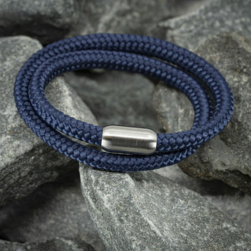 Zen-Armband - Blaues Seil (selbst zusammenbauen)