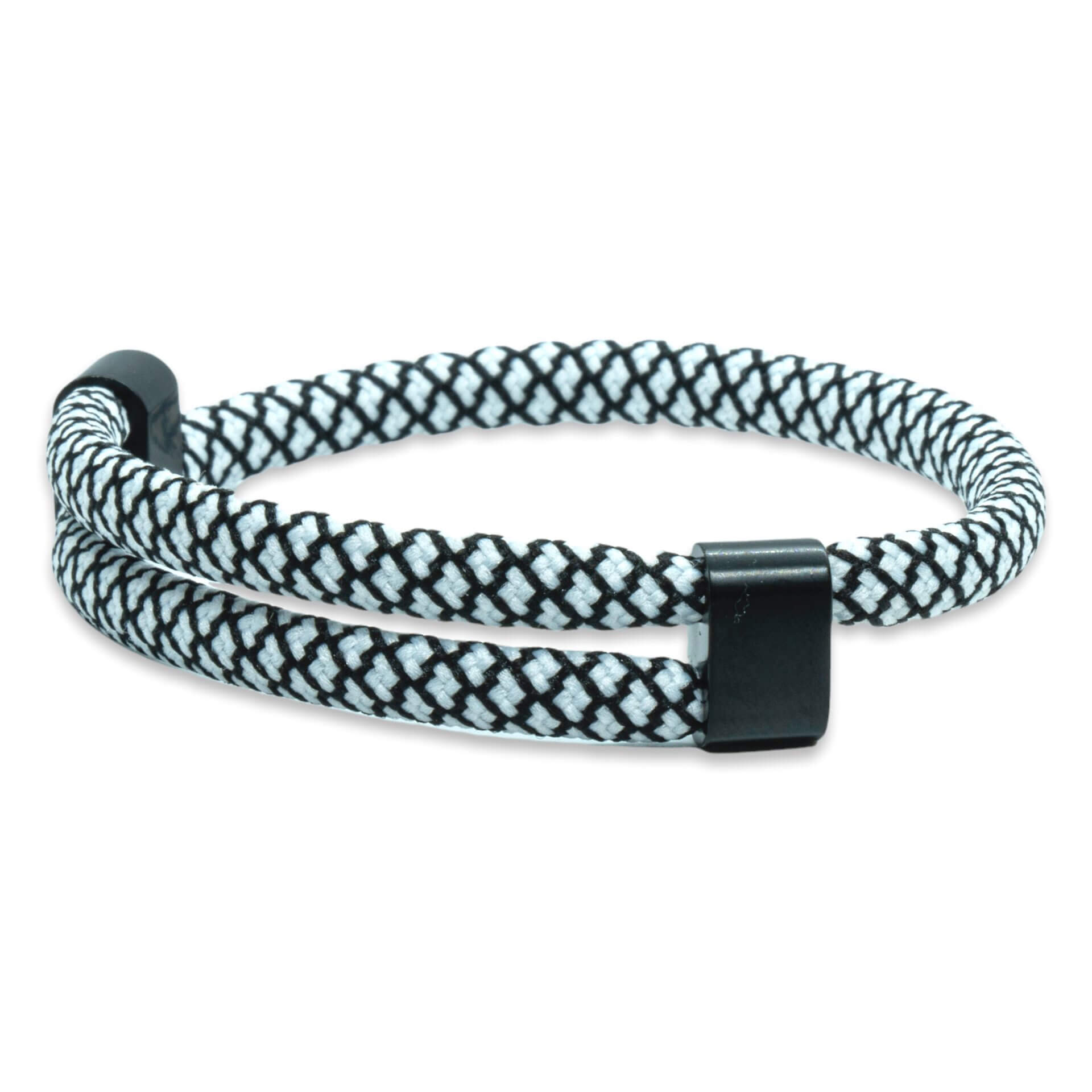 Adjustable rope - White / black