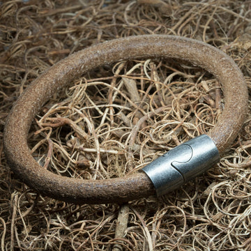 Light round leather Bracelet - Norway Vikingsarmband