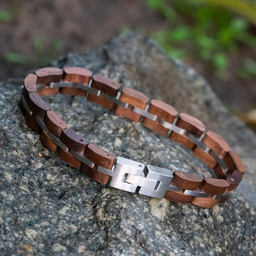 TimberWood Okkernoot - Houten armband